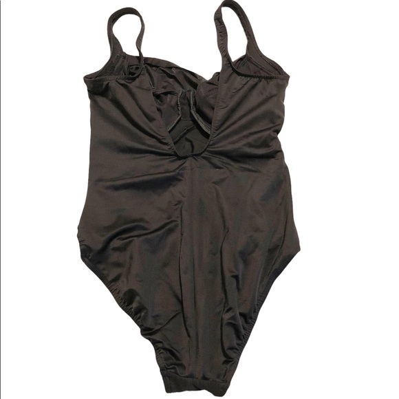 Miraclesuit Kirkland one piece black slimming ruched swimsuit size 12 - Picture 2 of 5